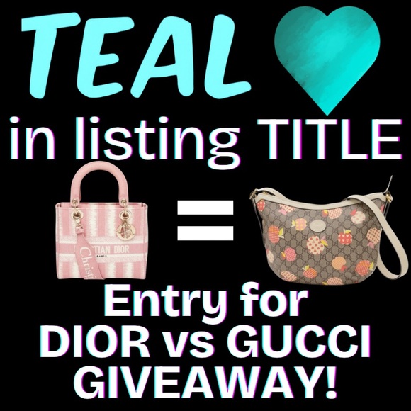 DIOR VS GUCCI GIVEAWAY OPPORTUNITY - Picture 1 of 5